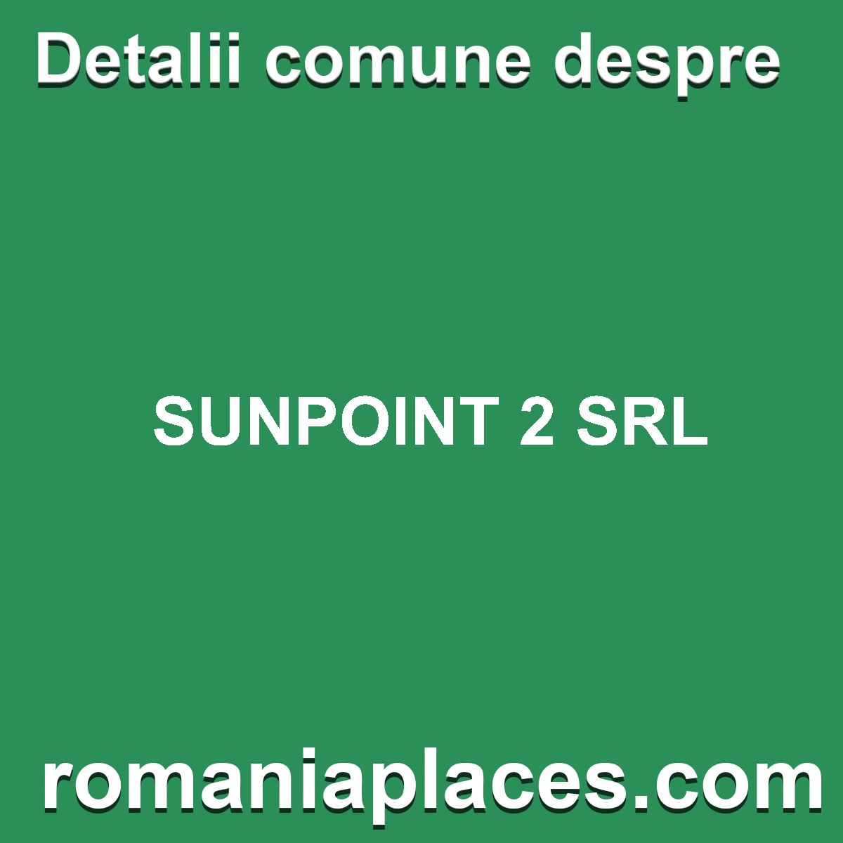 SUNPOINT 2 SRL