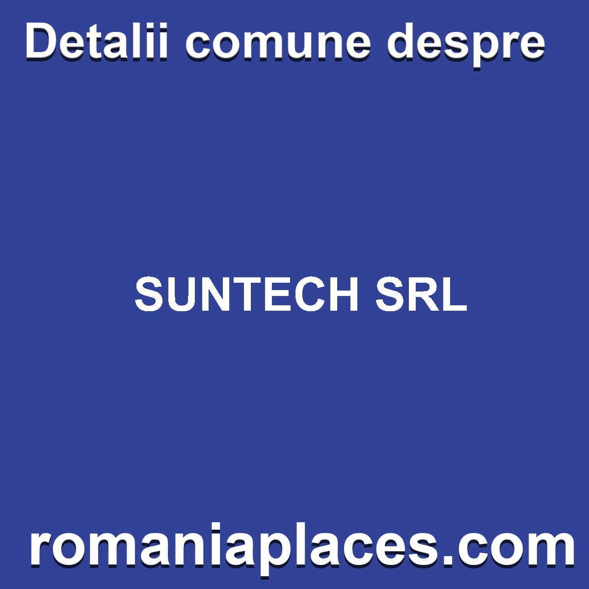 SUNTECH SRL