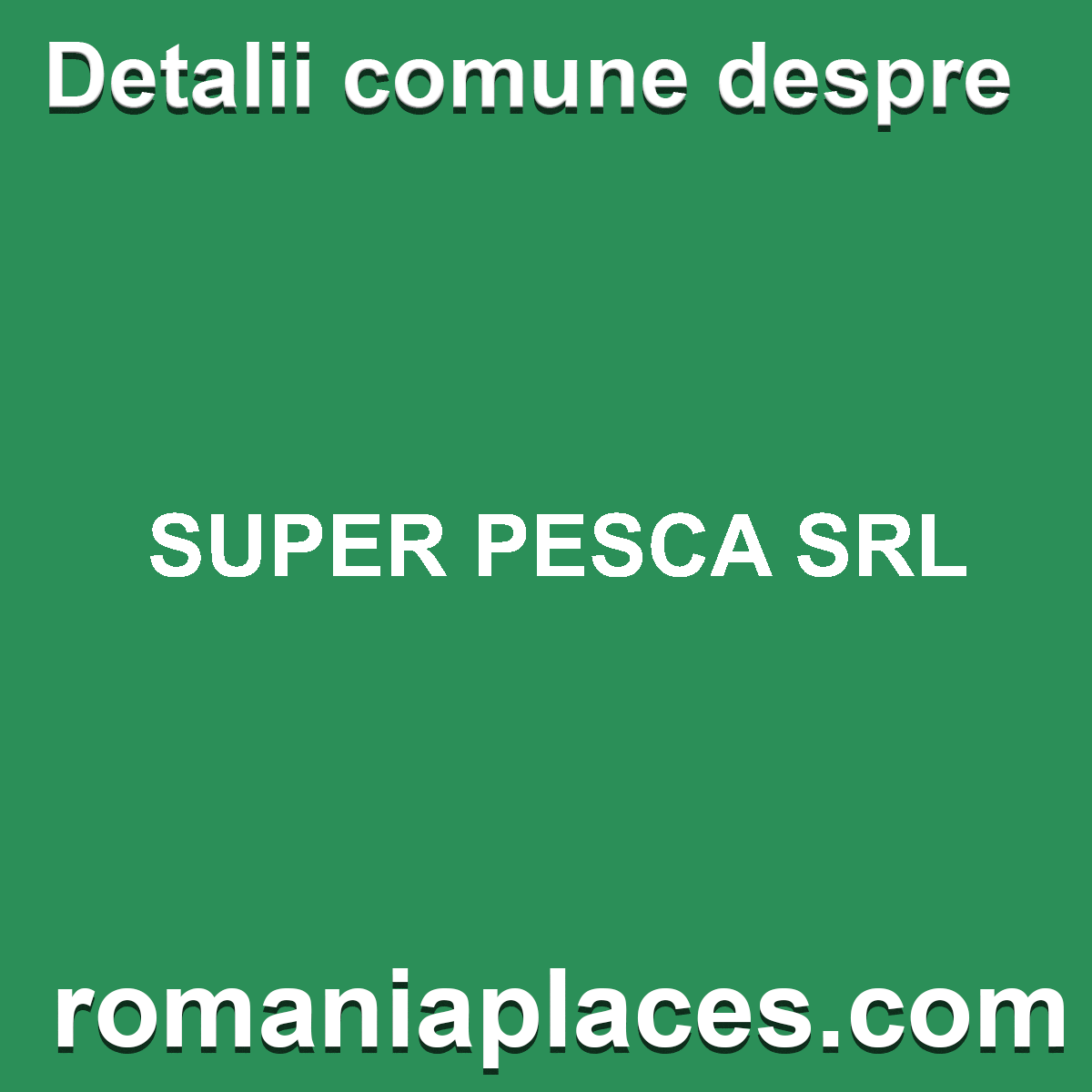 SUPER PESCA SRL