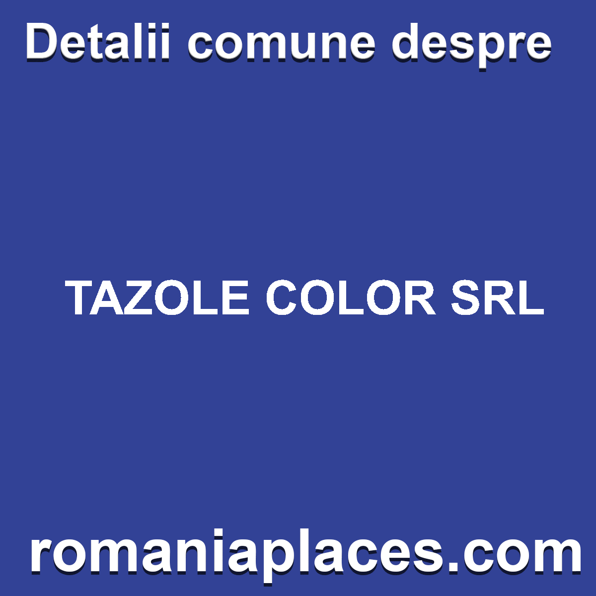 TAZOLE COLOR SRL