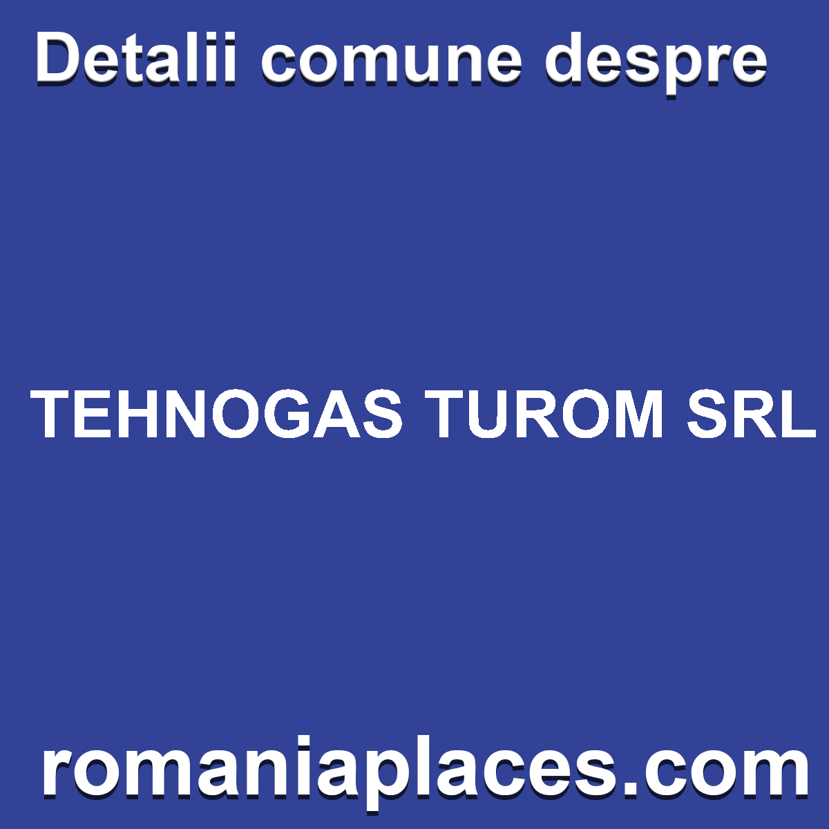 TEHNOGAS TUROM SRL