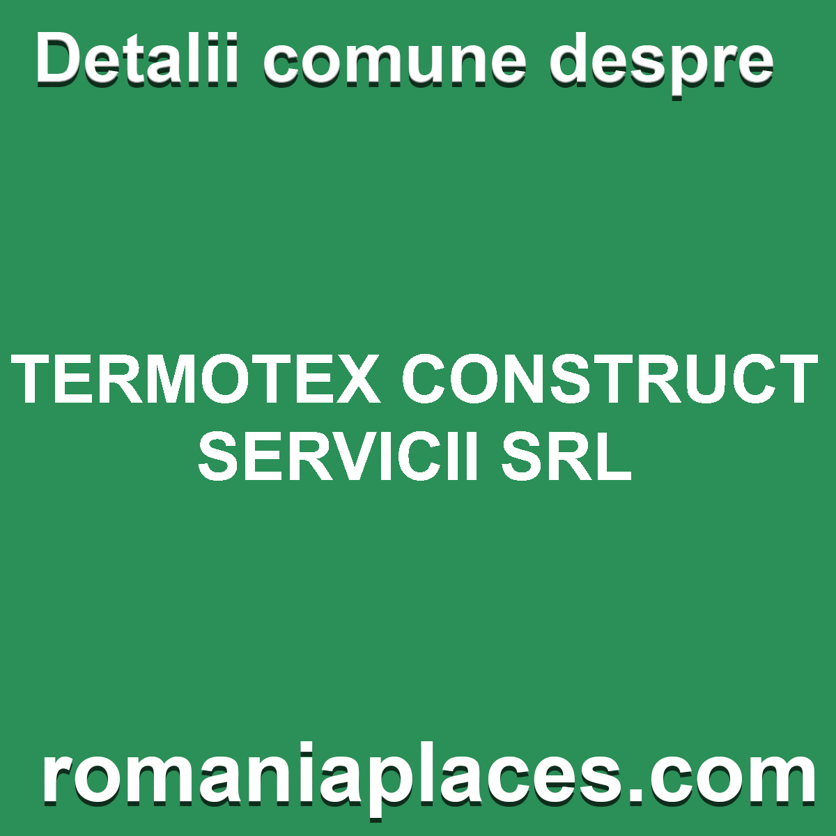 TERMOTEX CONSTRUCT SERVICII SRL