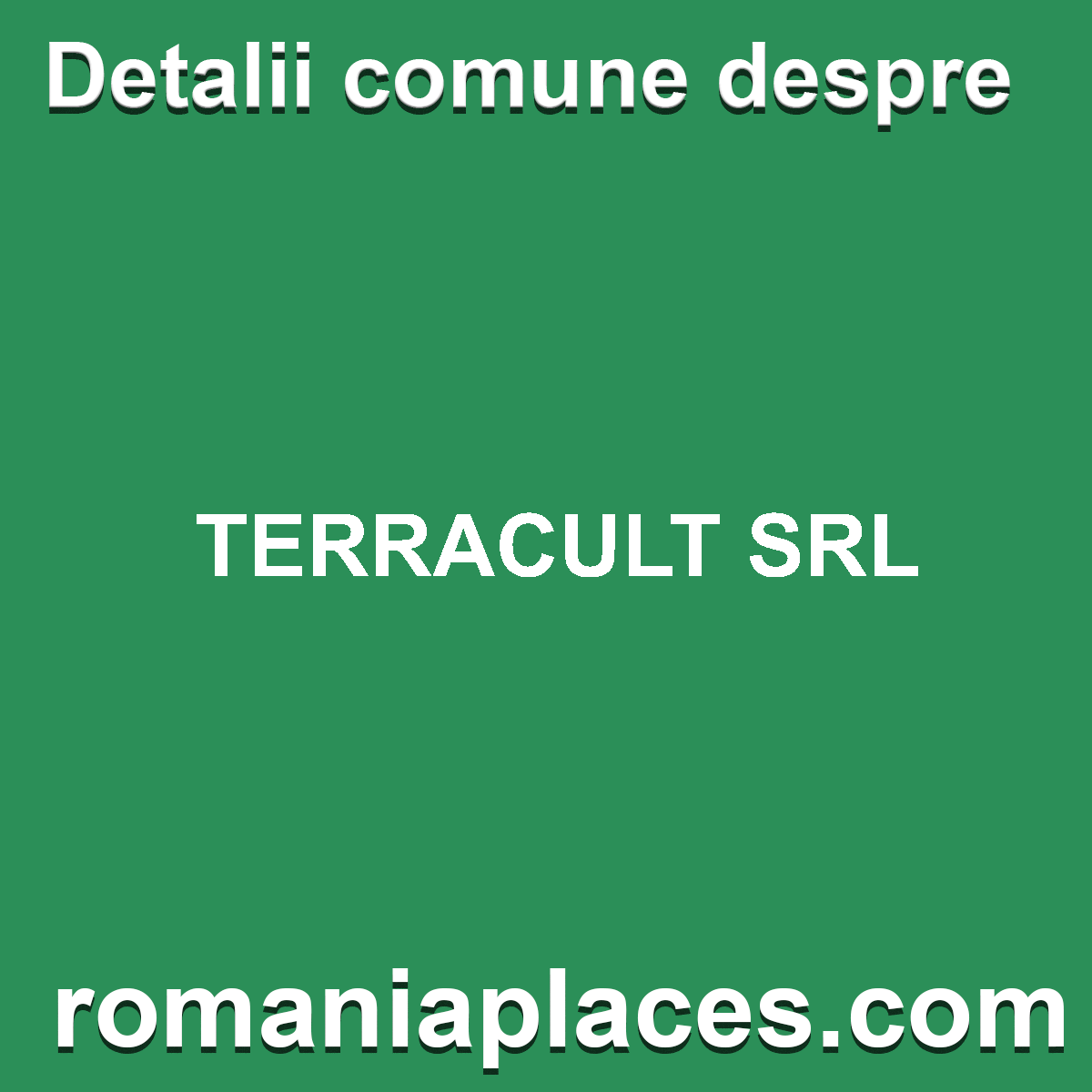 TERRACULT SRL