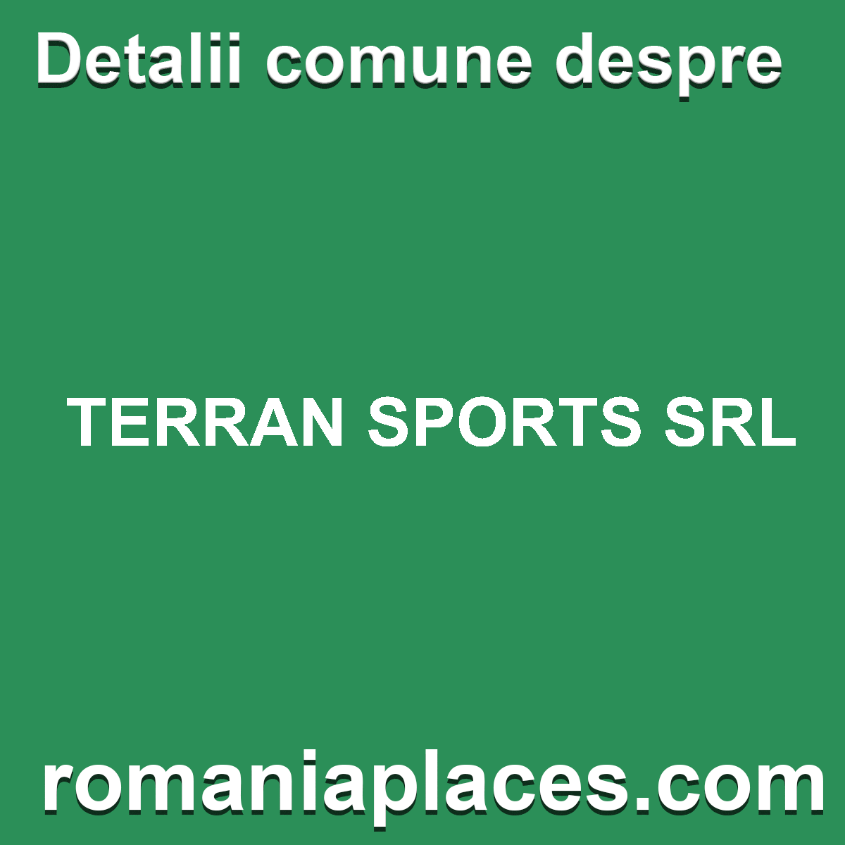 TERRAN SPORTS SRL