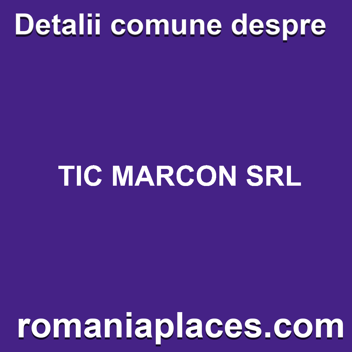 TIC MARCON SRL