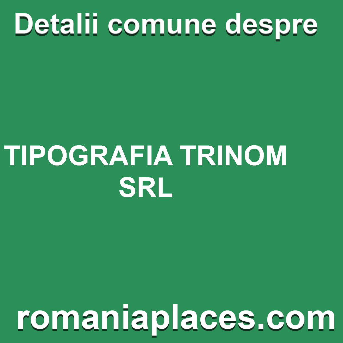 TIPOGRAFIA TRINOM SRL
