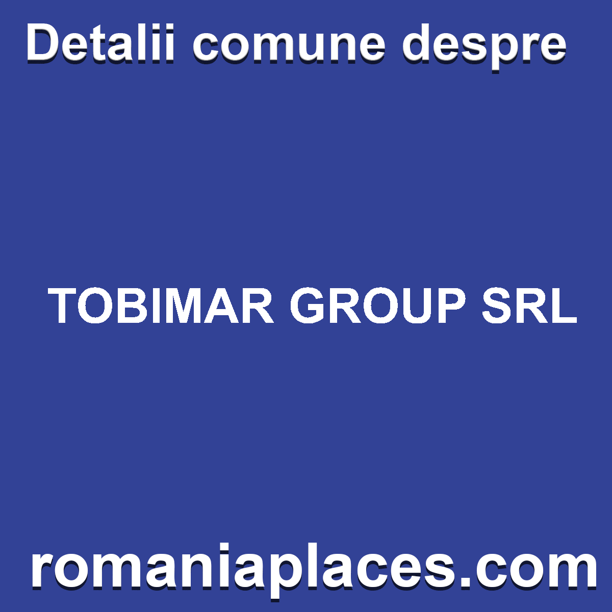 TOBIMAR GROUP SRL
