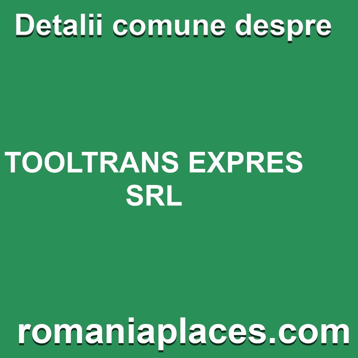 TOOLTRANS EXPRES SRL