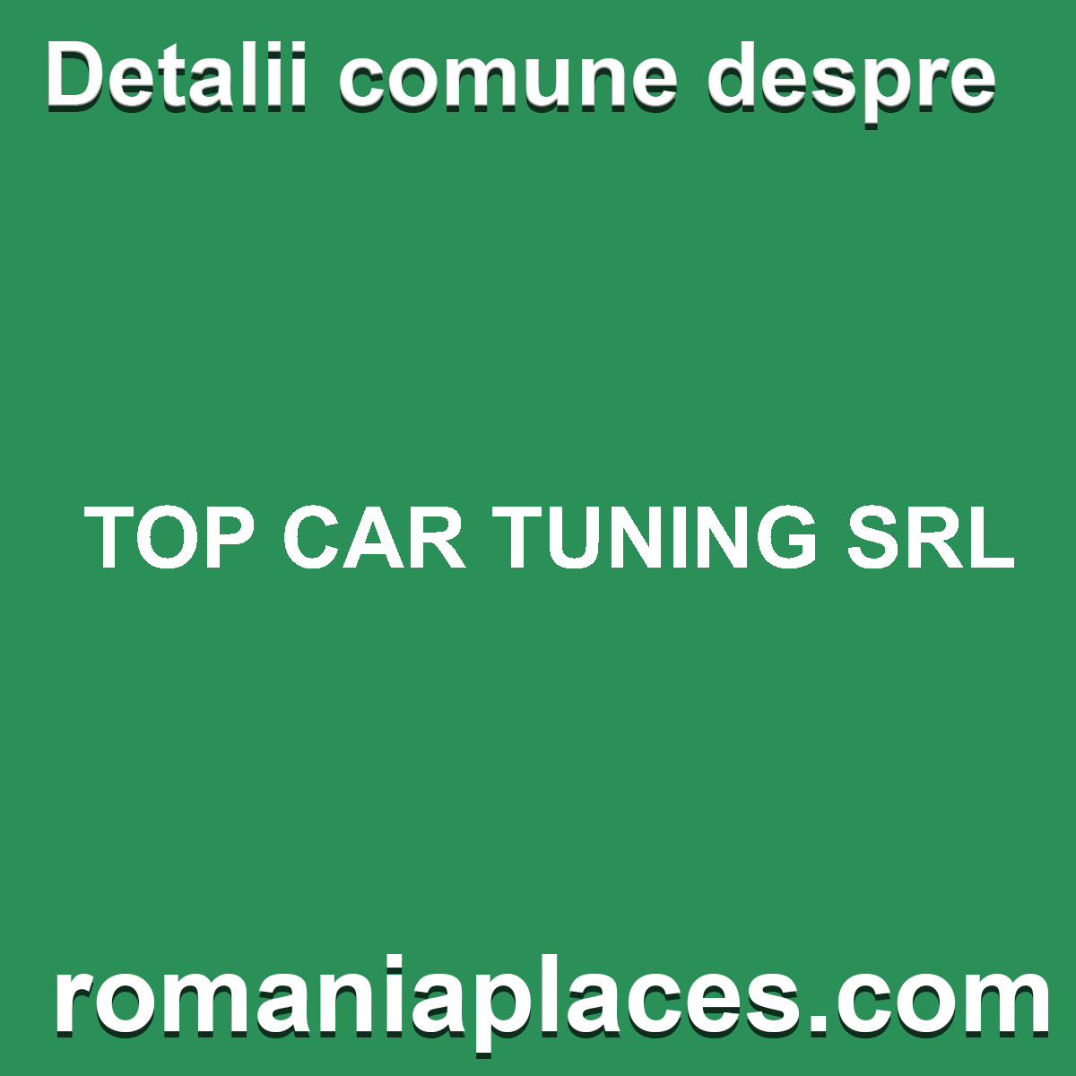 TOP CAR TUNING SRL