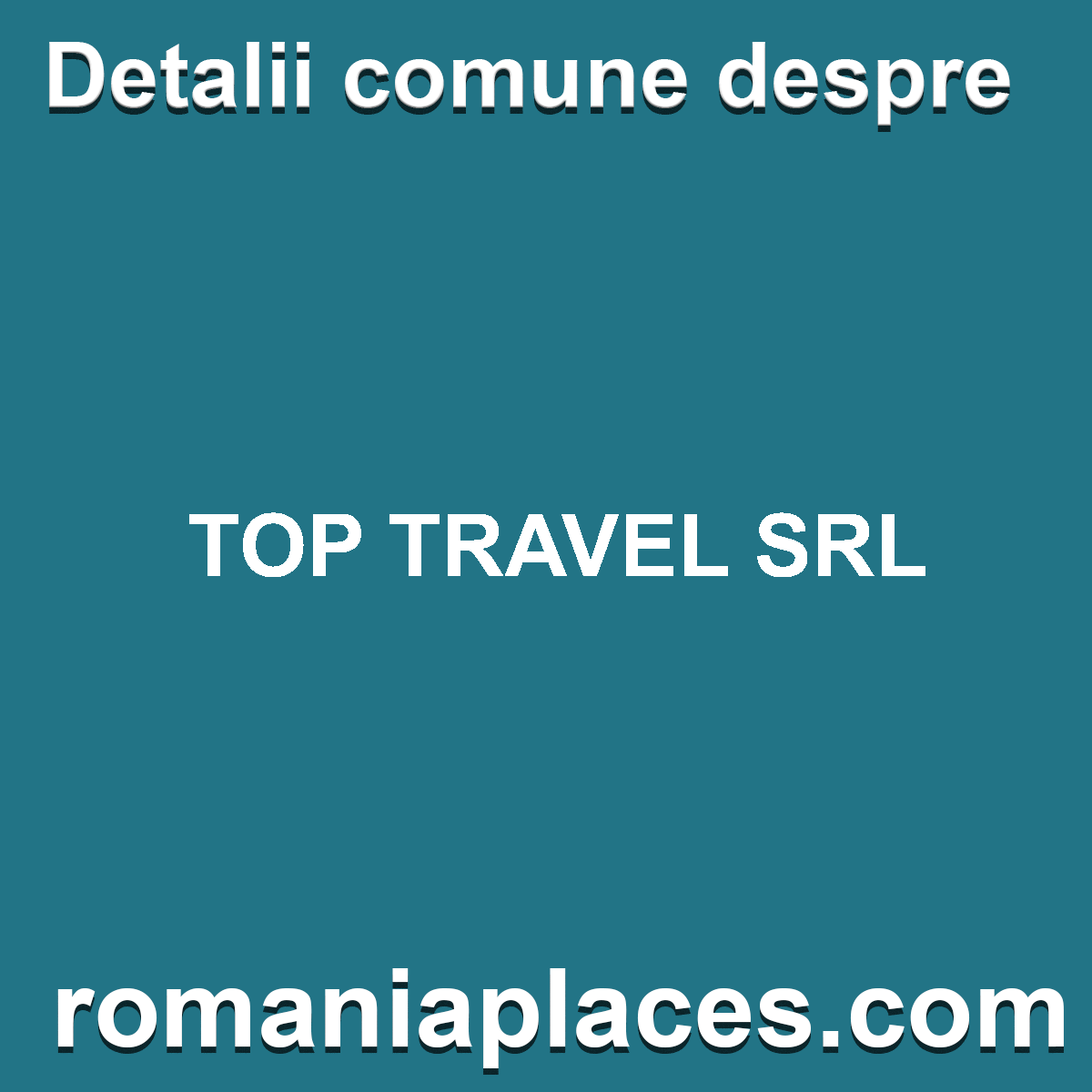 TOP TRAVEL SRL