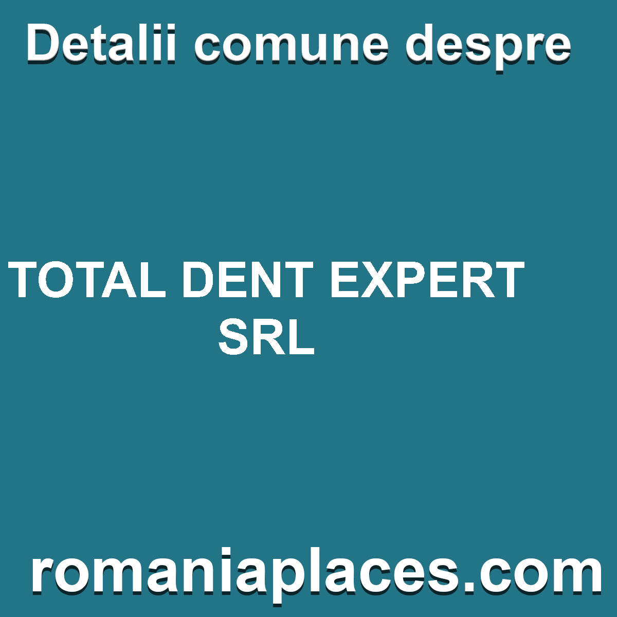 TOTAL DENT EXPERT SRL