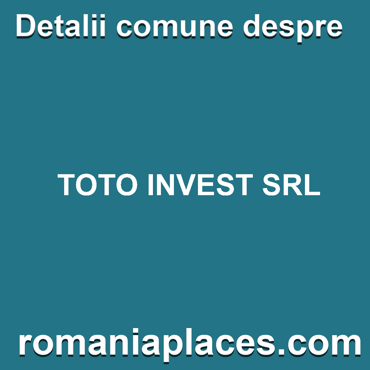 TOTO INVEST SRL