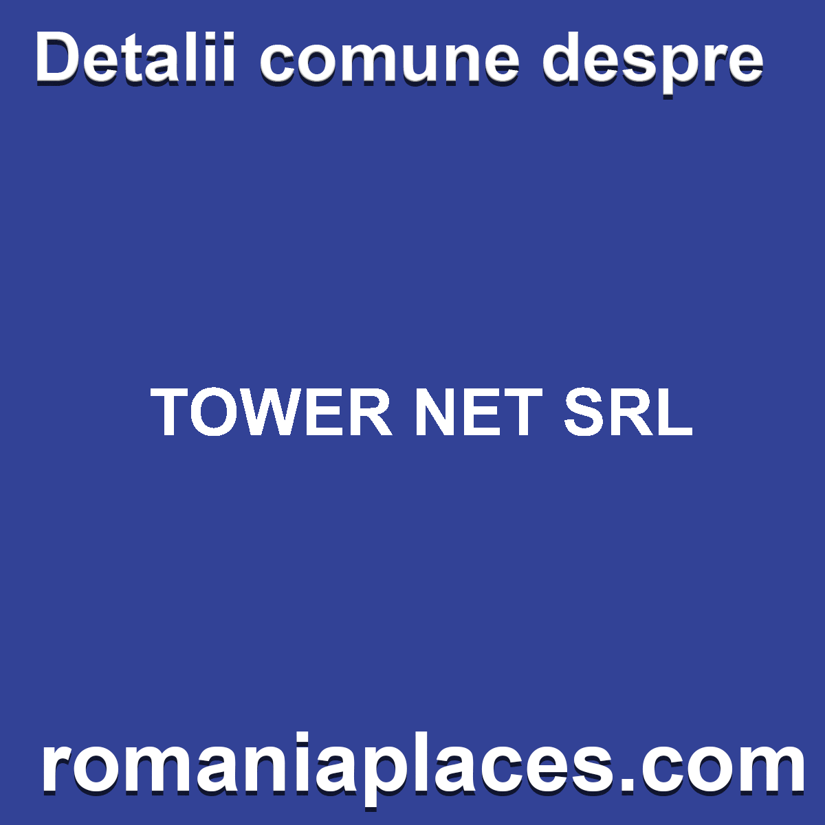 TOWER NET SRL