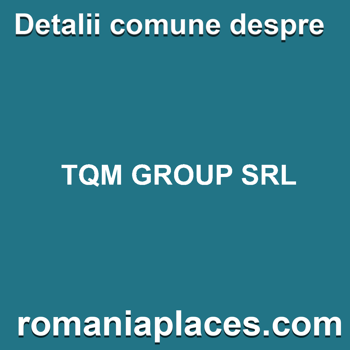 TQM GROUP SRL