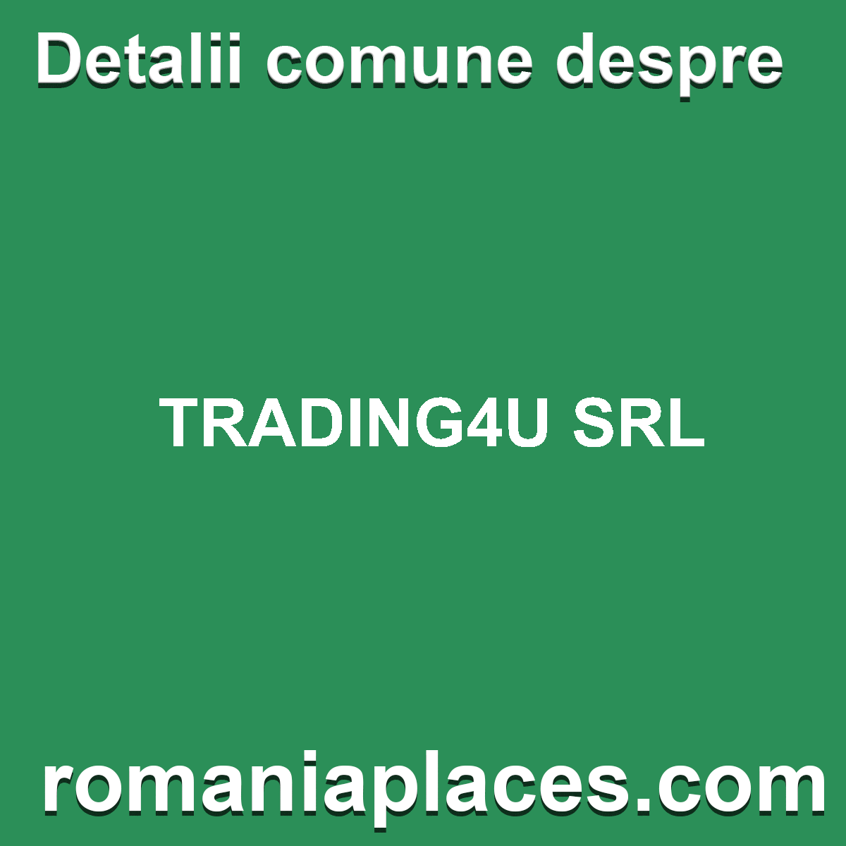 TRADING4U SRL
