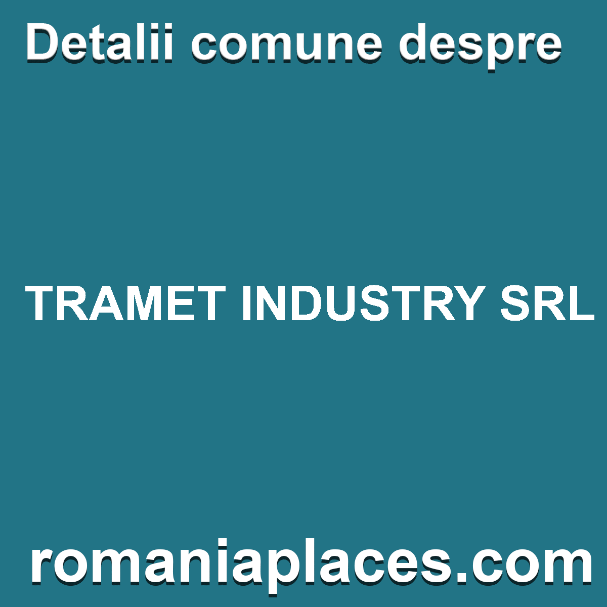 TRAMET INDUSTRY SRL