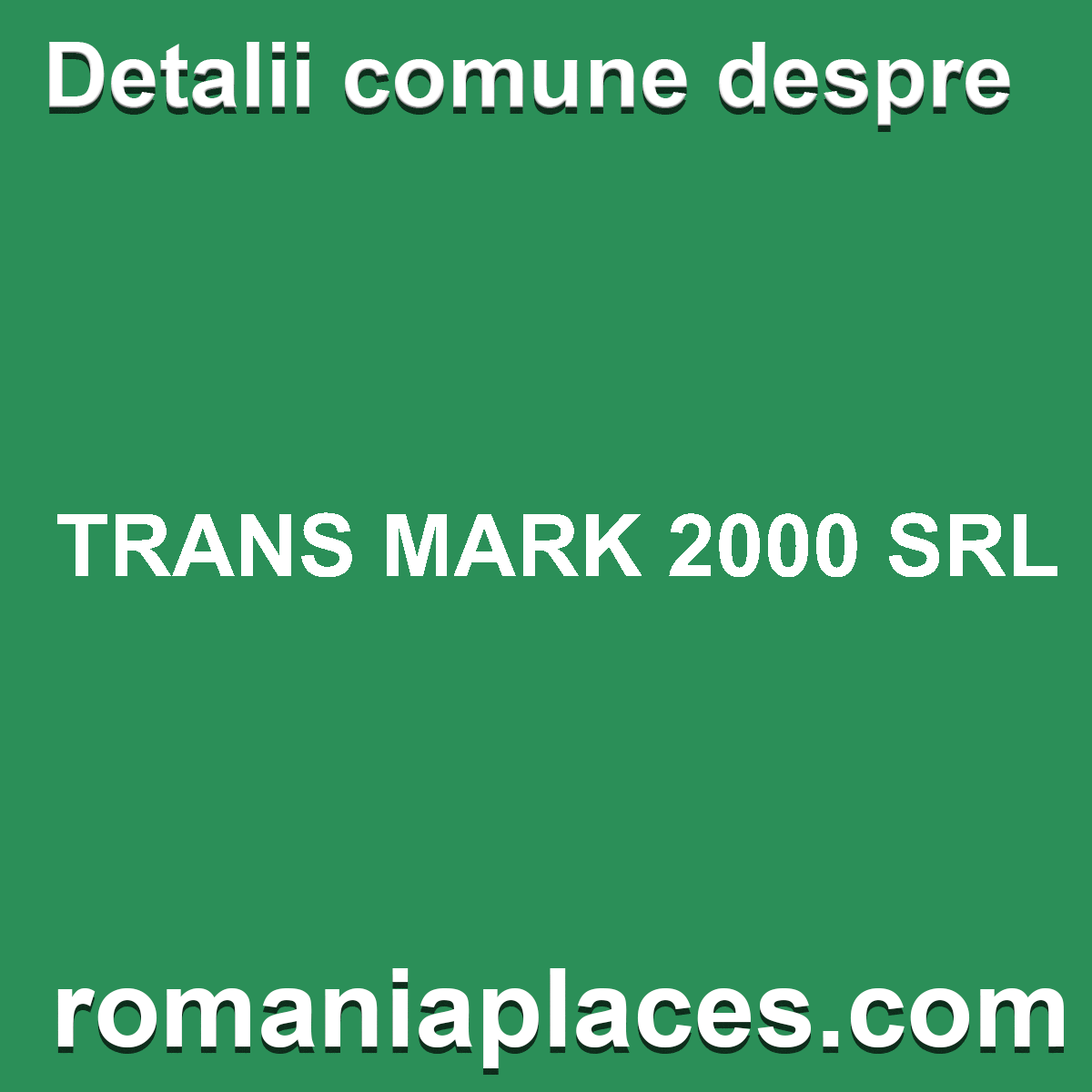 TRANS MARK 2000 SRL
