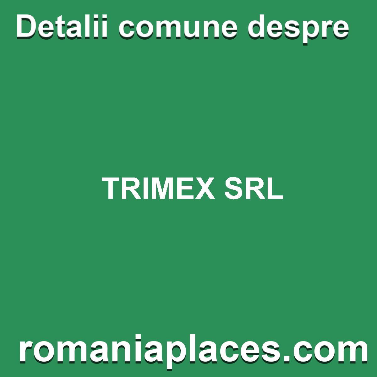 TRIMEX SRL