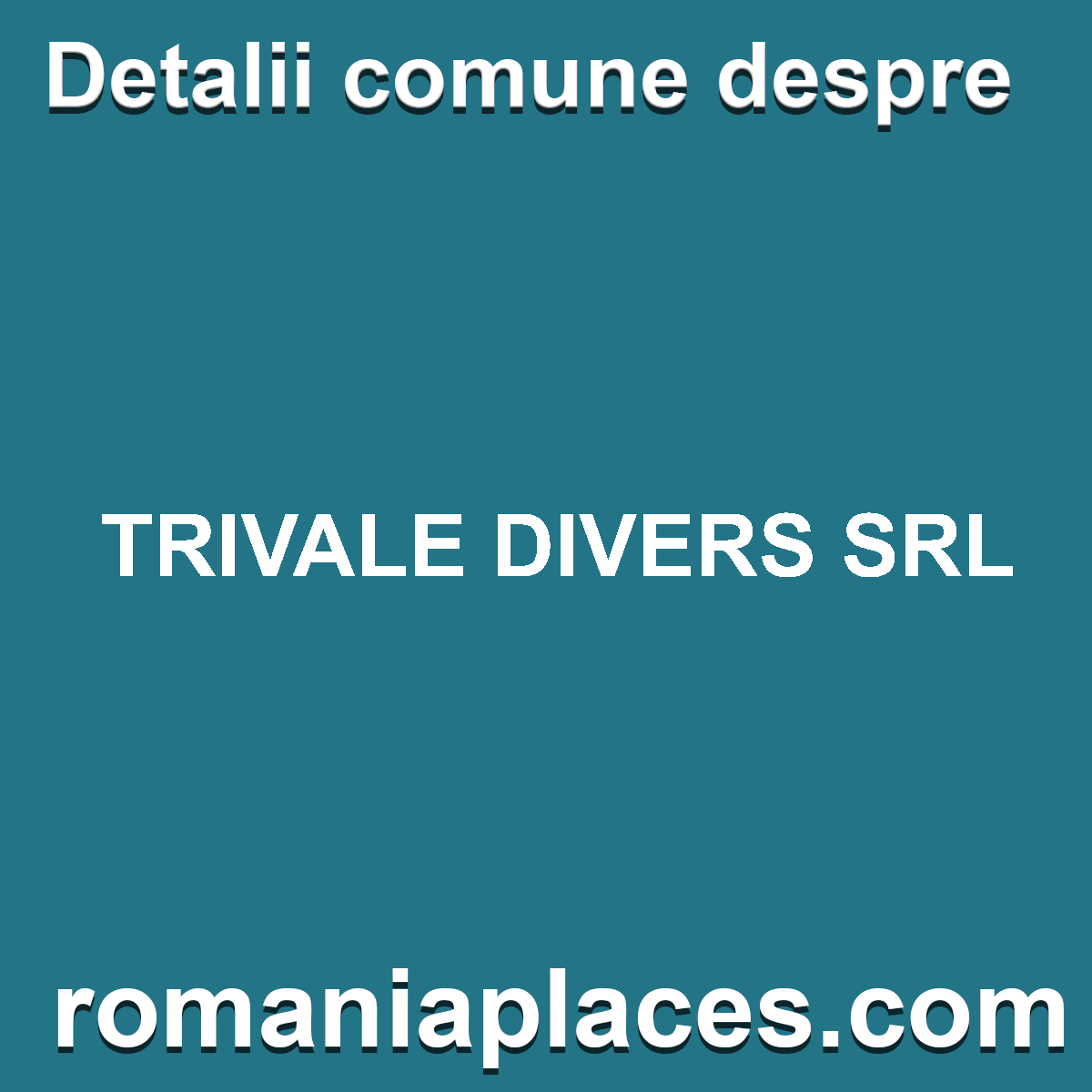 TRIVALE DIVERS SRL