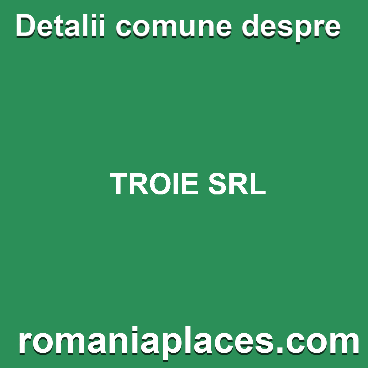 TROIE SRL