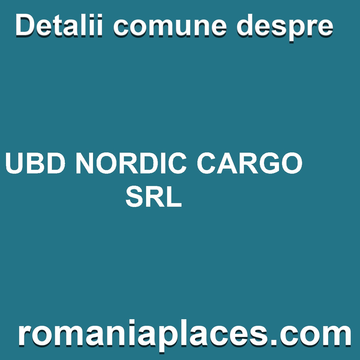UBD NORDIC CARGO SRL