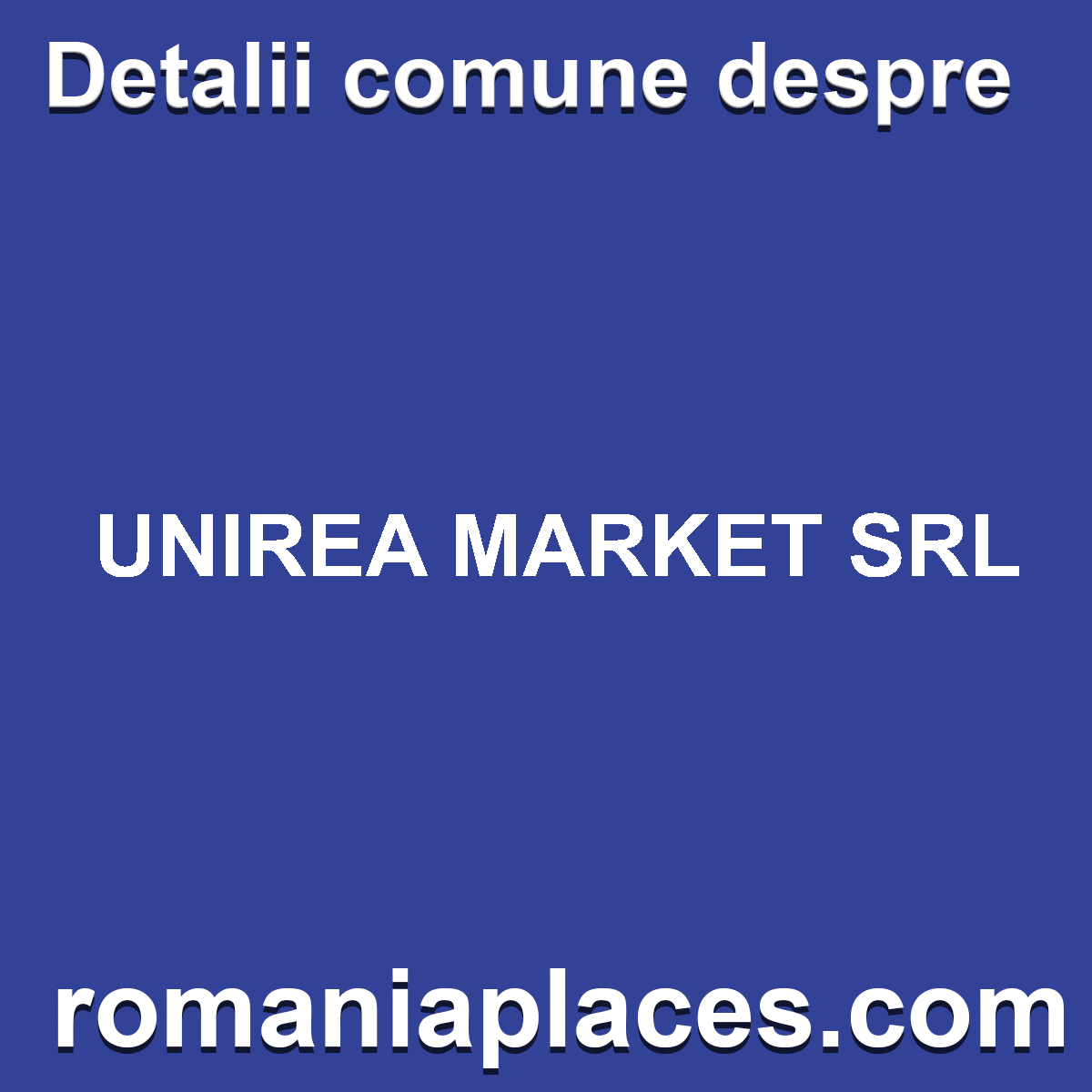 UNIREA MARKET SRL