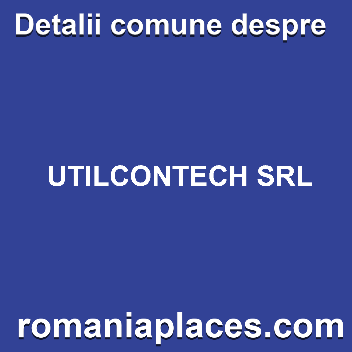 UTILCONTECH SRL