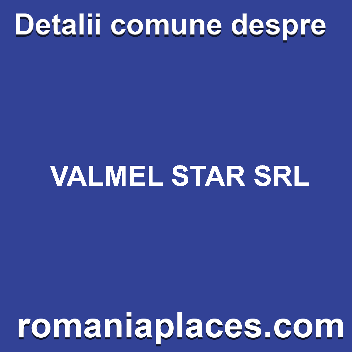 VALMEL STAR SRL