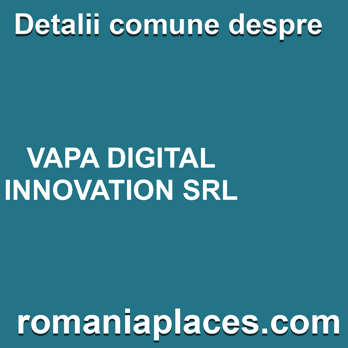 VAPA DIGITAL INNOVATION SRL