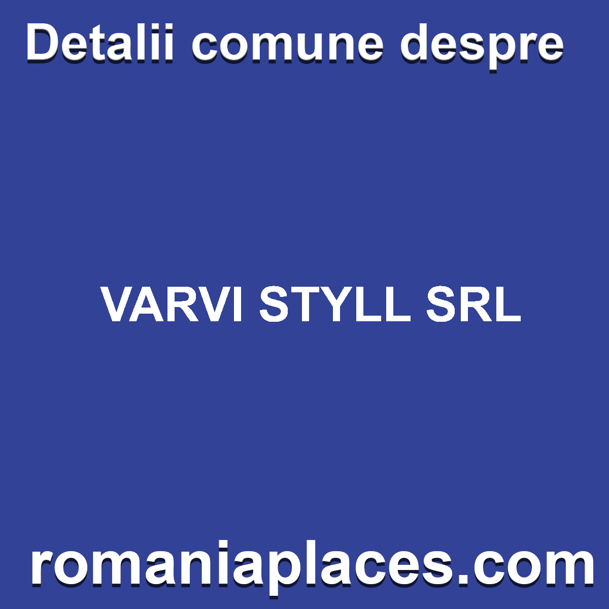 VARVI STYLL SRL