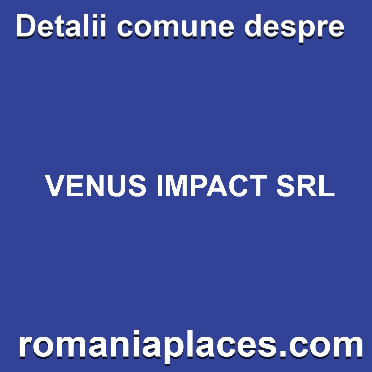 VENUS IMPACT SRL
