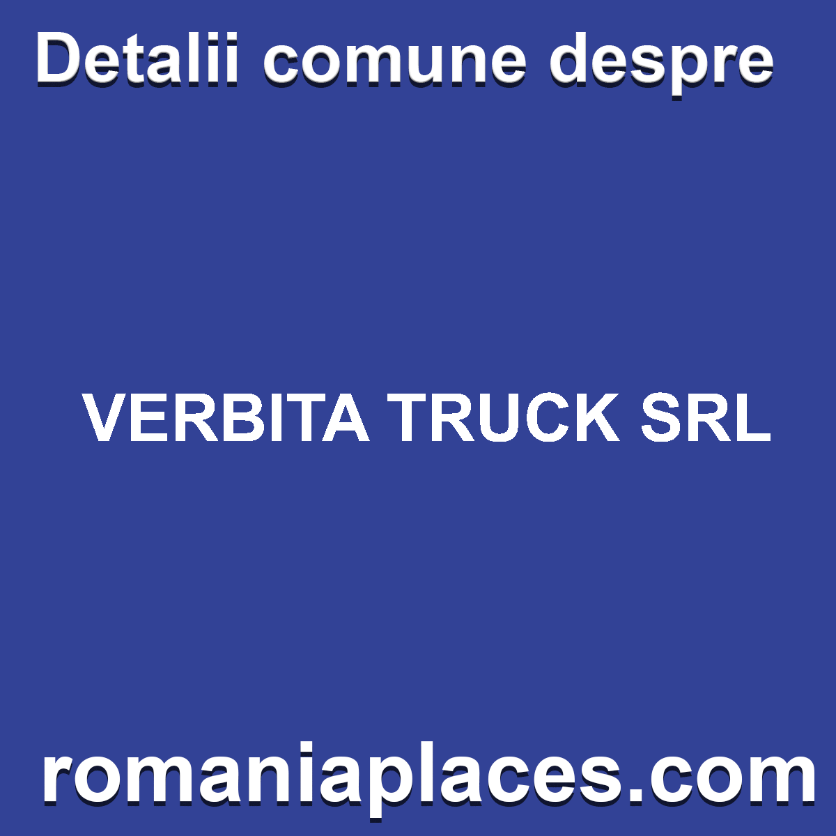 VERBITA TRUCK SRL