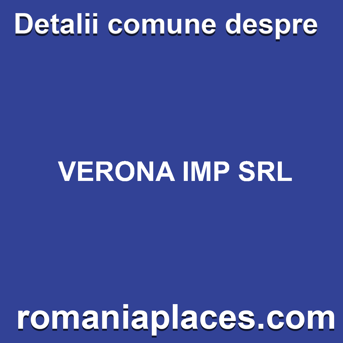VERONA IMP SRL