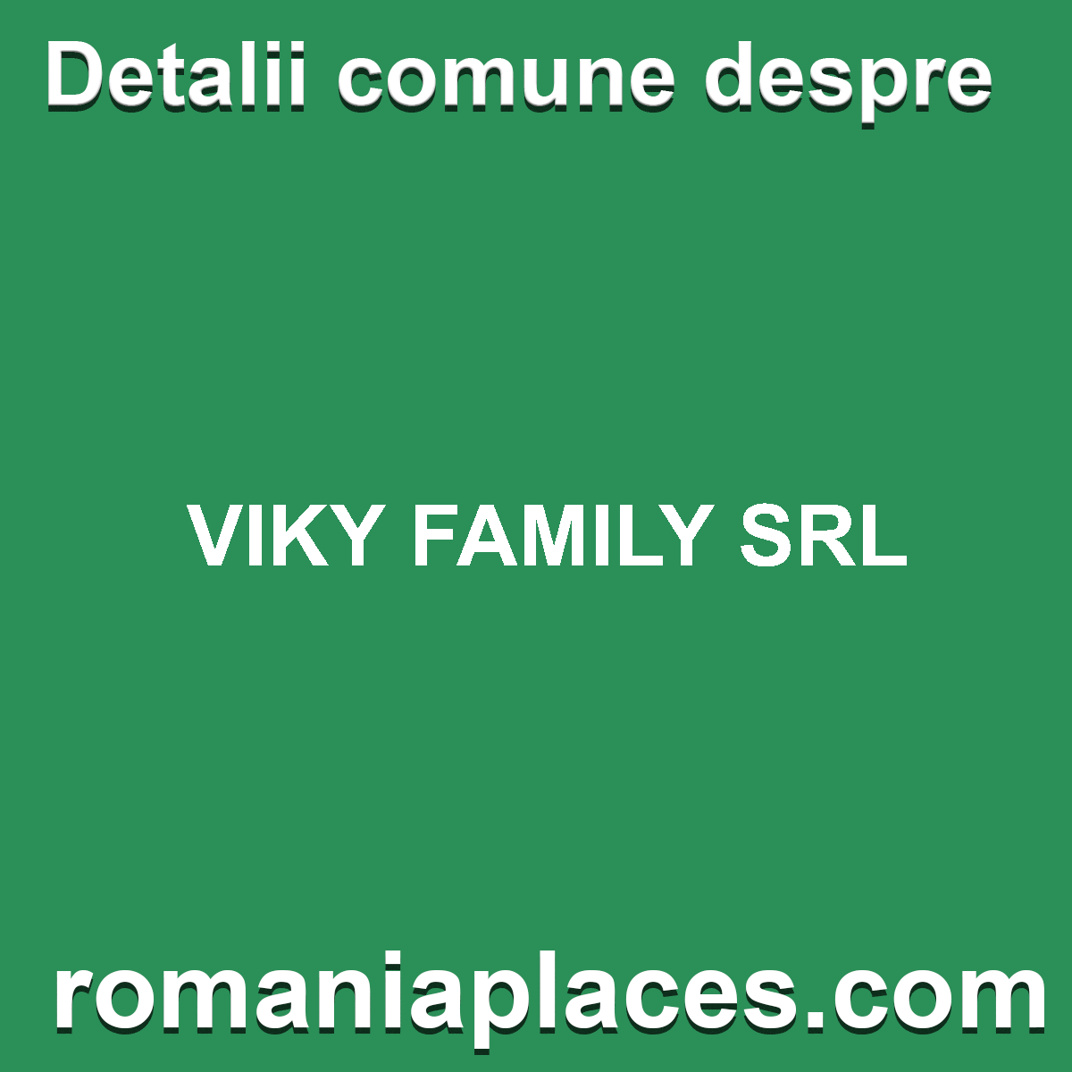 VIKY FAMILY SRL