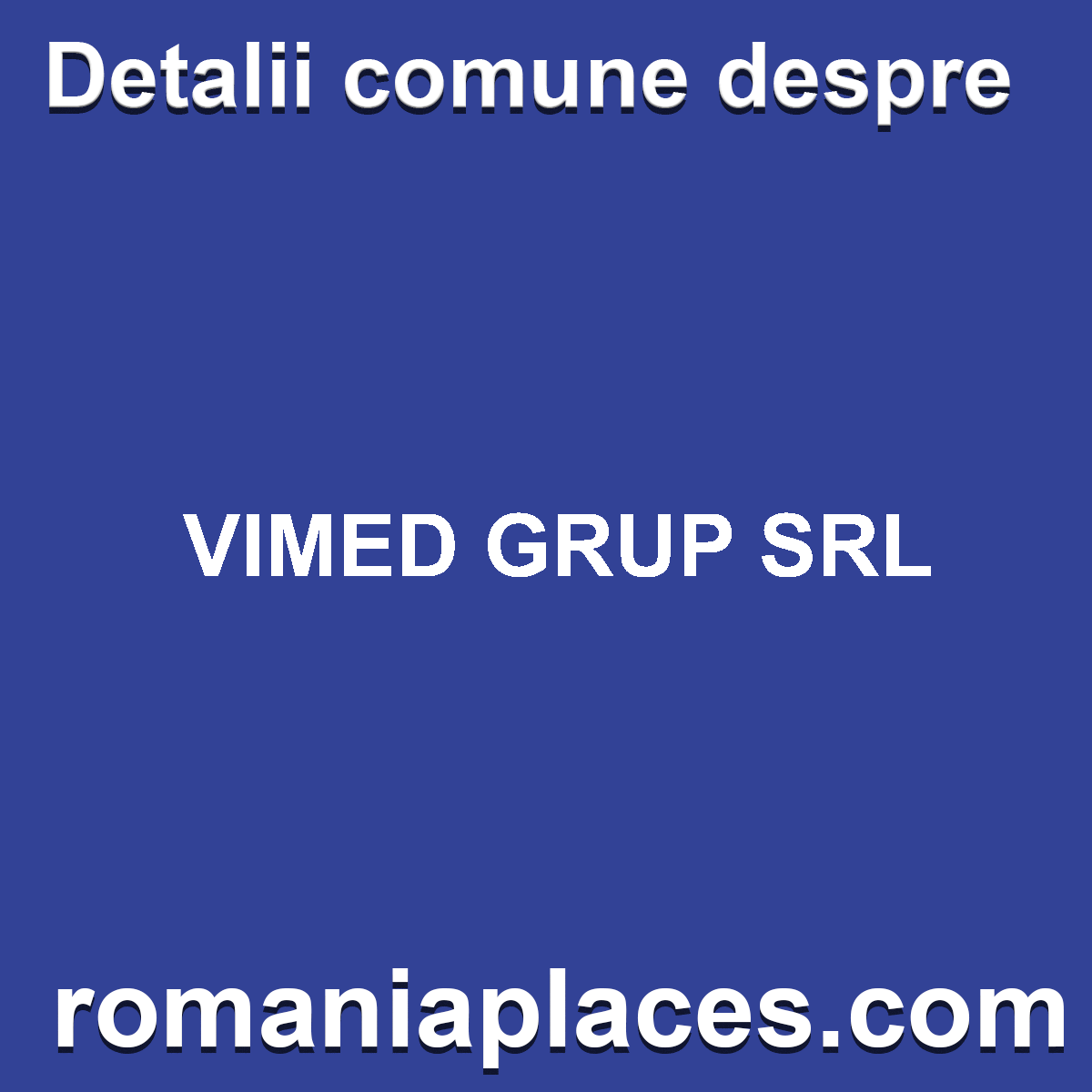 VIMED GRUP SRL
