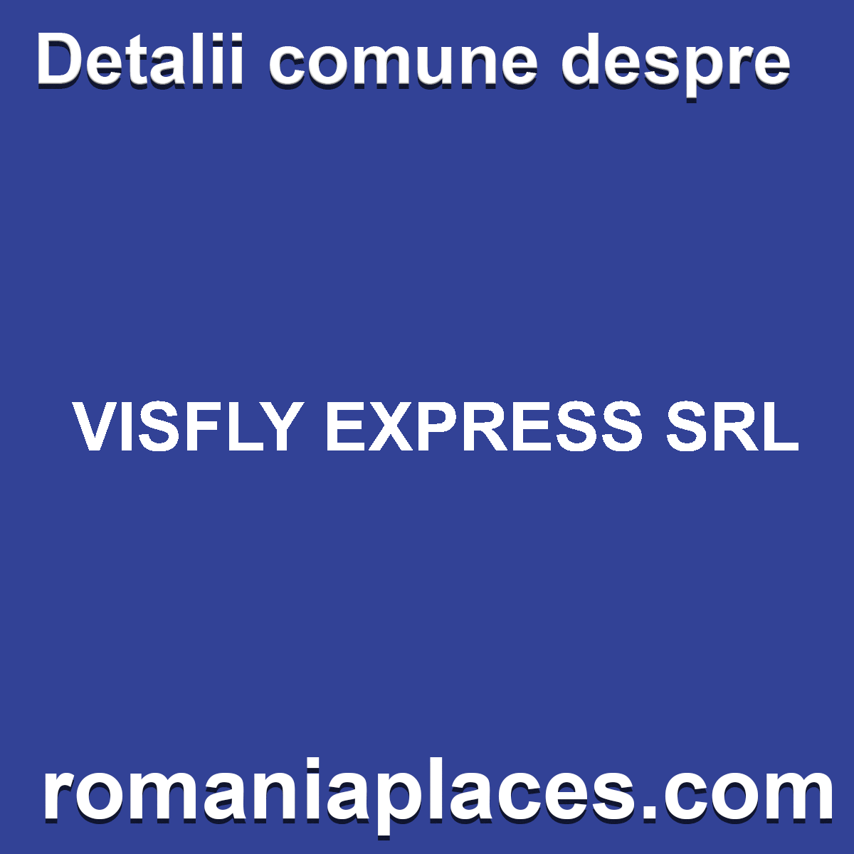 VISFLY EXPRESS SRL