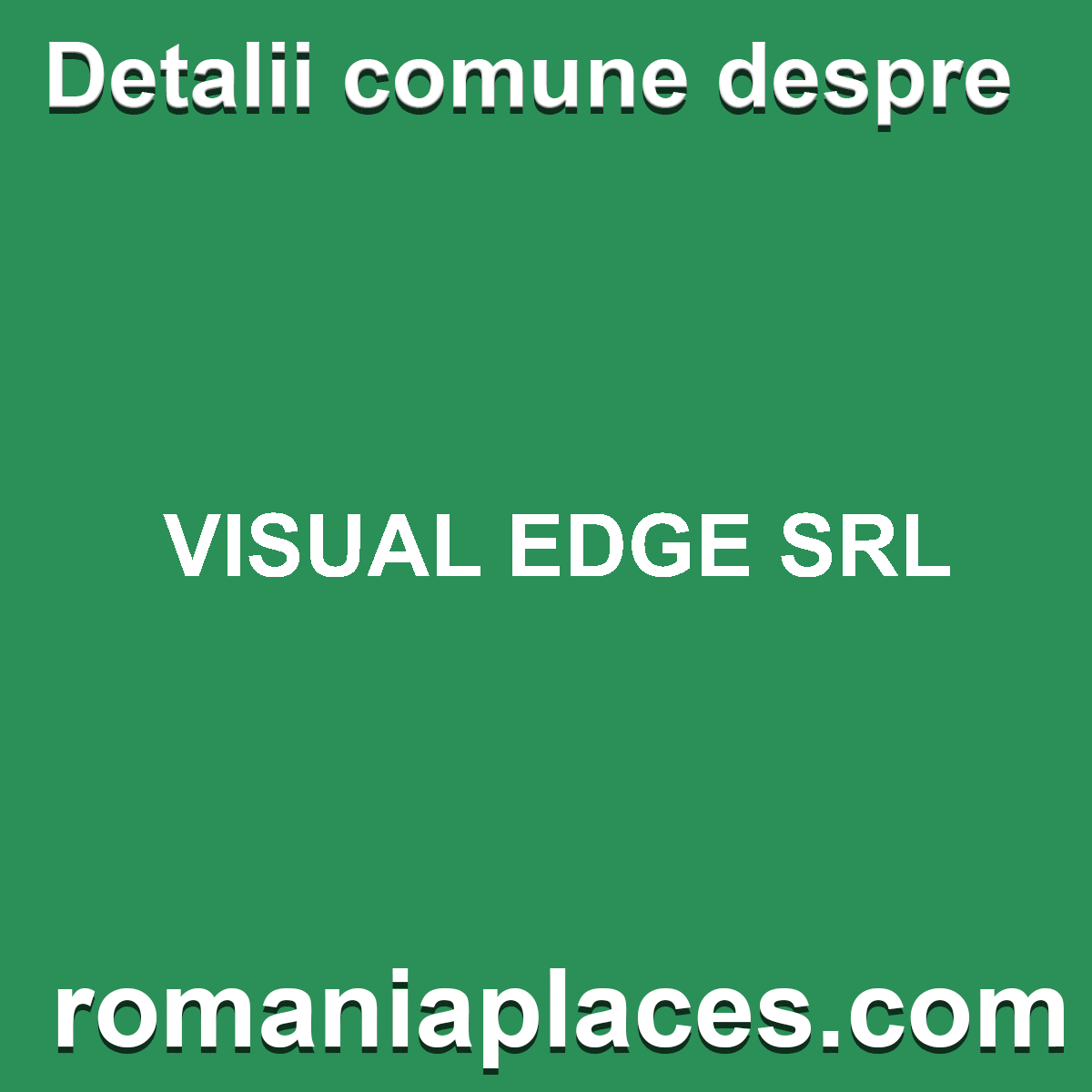 VISUAL EDGE SRL