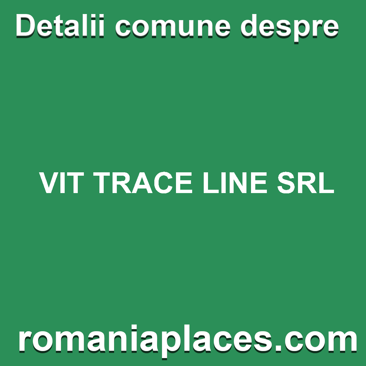 VIT TRACE LINE SRL