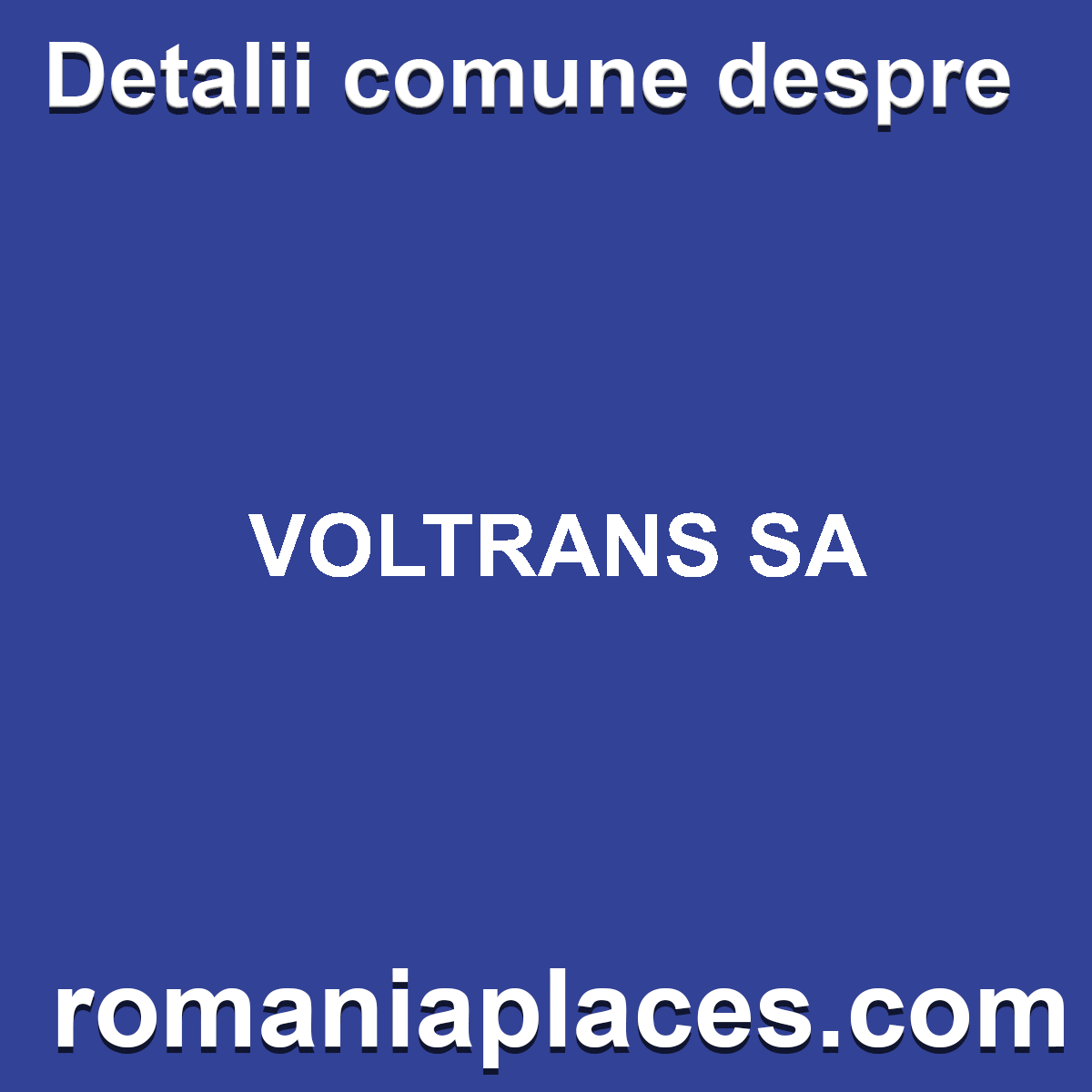 VOLTRANS SA