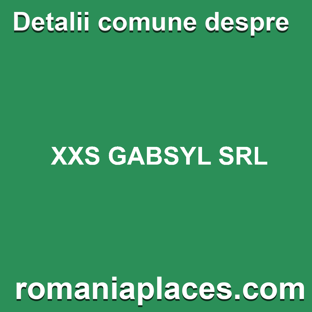 XXS GABSYL SRL