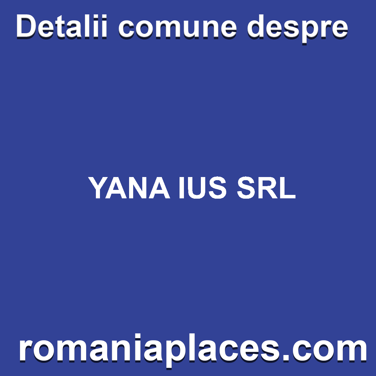 YANA IUS SRL