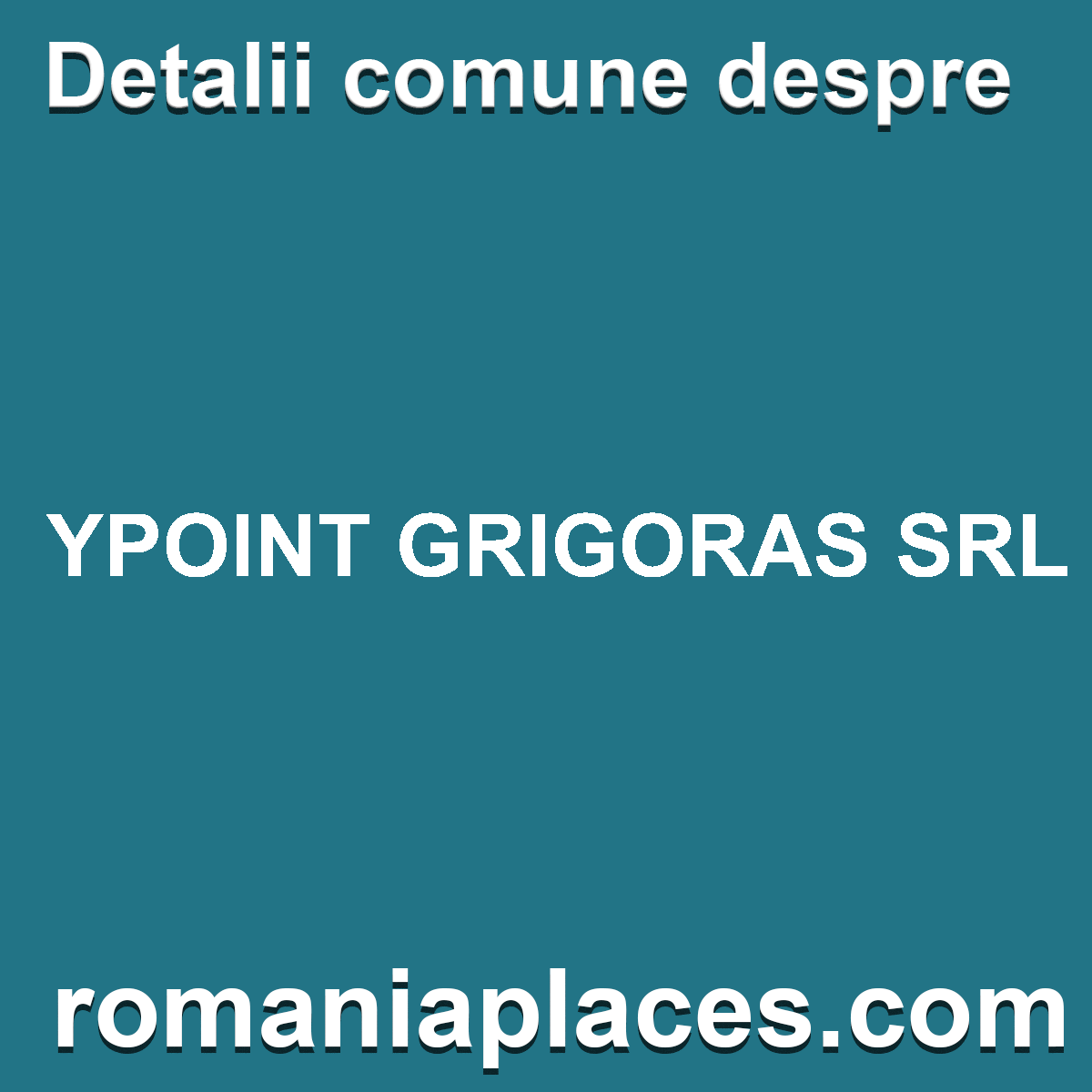 YPOINT GRIGORAS SRL