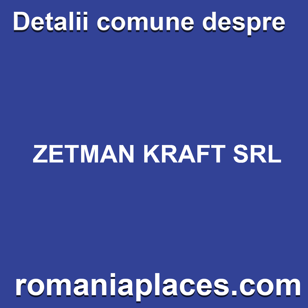 ZETMAN KRAFT SRL
